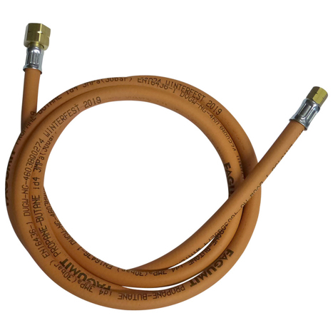 Hochdruck-Propangas-Schlauch - 30 bar - 2 m Hochdruck-Propangas-Schlauch - 30 bar - 2 m