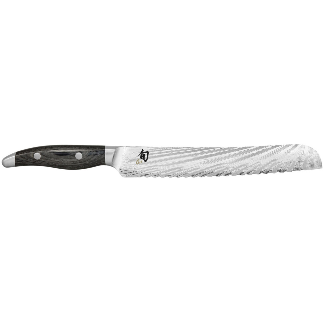 KAI Shun Nagare Brotmesser 23 cm - Hochwertiges Küchenmesser für Perfekte Schnittqualität