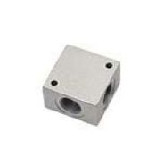 Ventilverteiler mit 2 x G1/2 Buchsen aus eloxiertem Aluminium | ATEX-zertifiziert | PED 97/23/EC