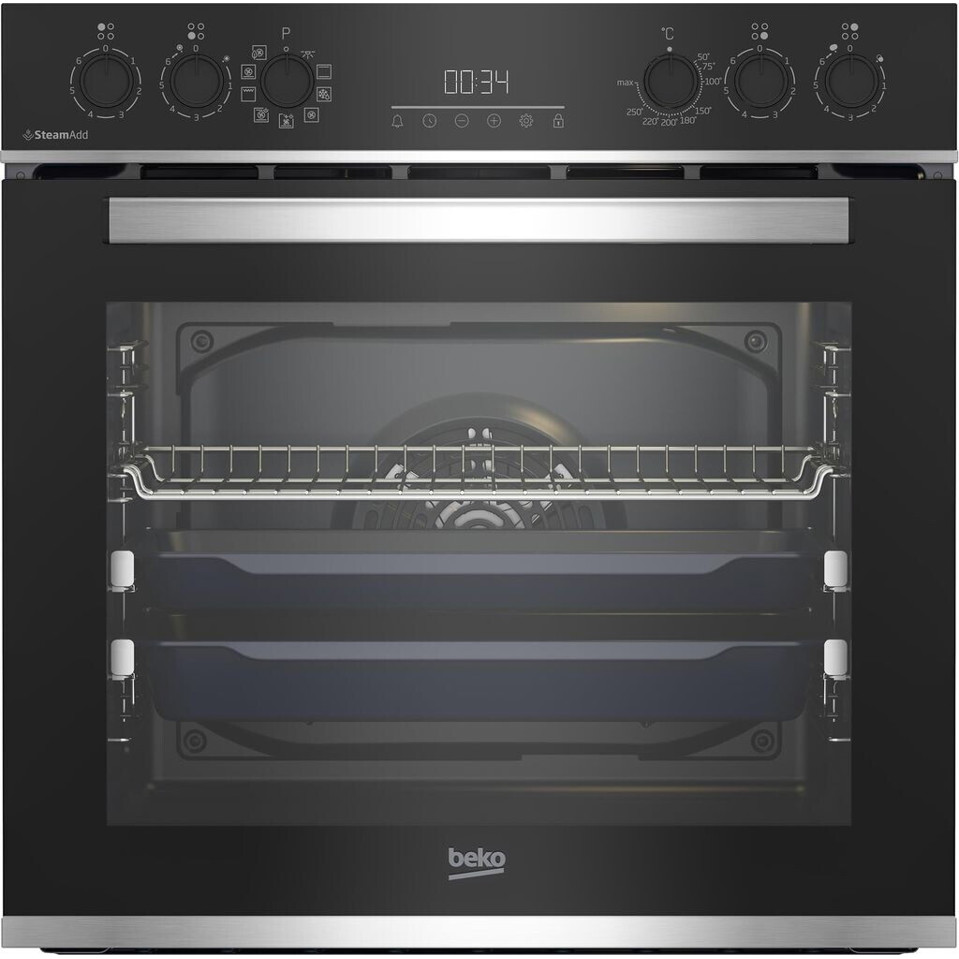 Beko BBUS13320XE Einbauherd mit Umluft und Ceranfeld Beko BBUS13320XE Einbauherd mit Umluft und Ceranfeld