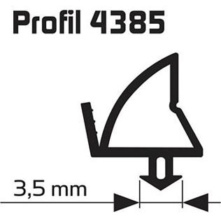 Silikondichtung für KF-Fenster und Türen - Renovierbare Dichtung, Schwarz, Profil 25m Silikondichtung für KF-Fenster und Türen - Renovierbare Dichtung, Schwarz, Profil 25m