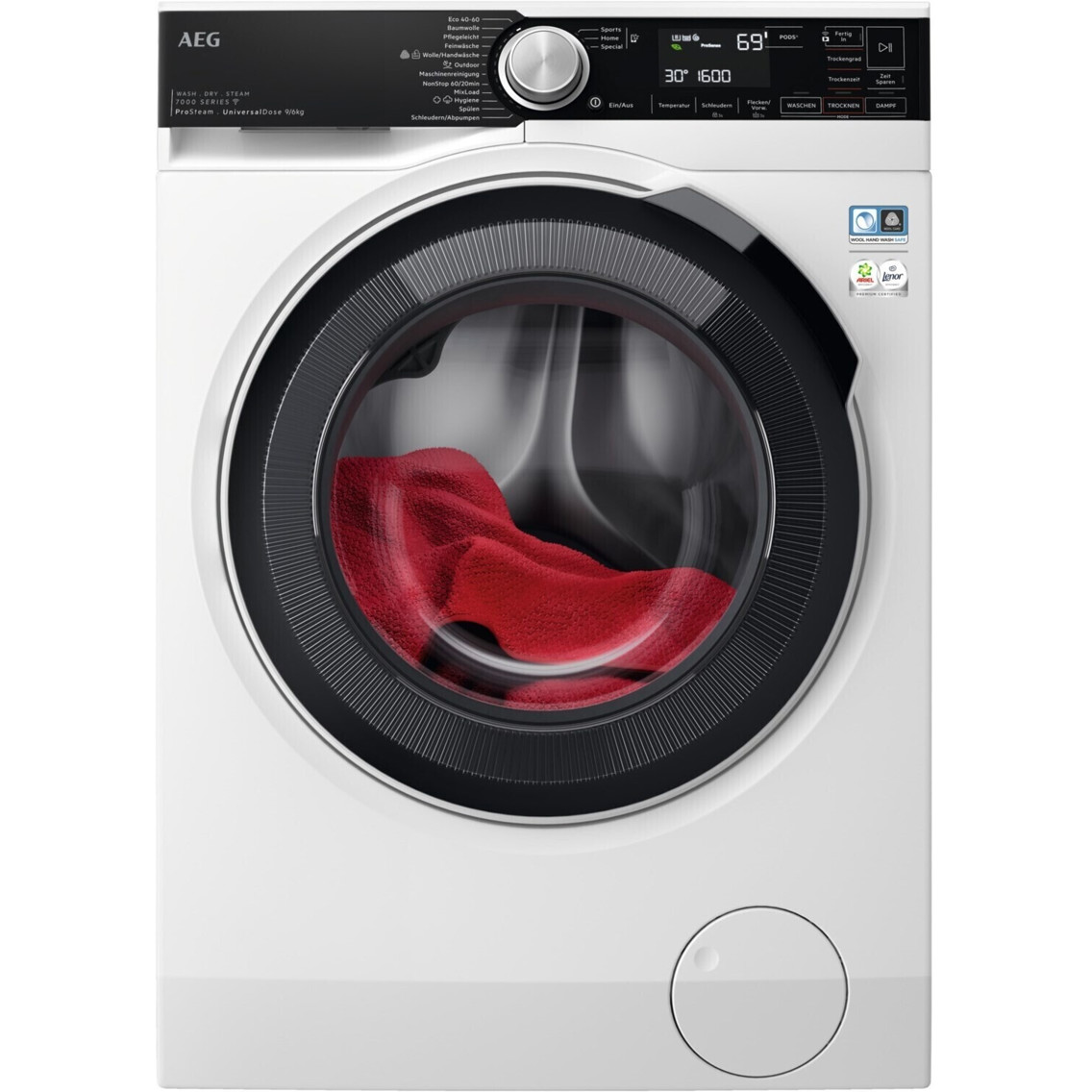AEG LWR7W8069EU Waschtrockner mit Wasch- und Trockenfunktion
