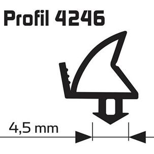 Renovierungsdichtung Schwarz Profil 25m - Silikon für KF-Fenster und Türen Renovierungsdichtung Schwarz Profil 25m - Silikon für KF-Fenster und Türen