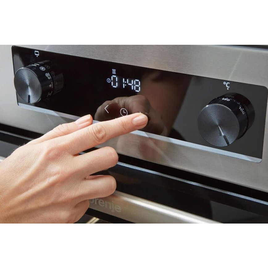 Gorenje GECS5C70XPA Einbauherd mit Glaskeramik-Kochfeld Gorenje GECS5C70XPA Einbauherd mit Glaskeramik-Kochfeld