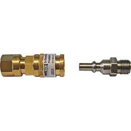 Schnellkupplung Druckminderer für Brenngas – 3/8" LH Anschluss Schnellkupplung Druckminderer für Brenngas – 3/8" LH Anschluss
