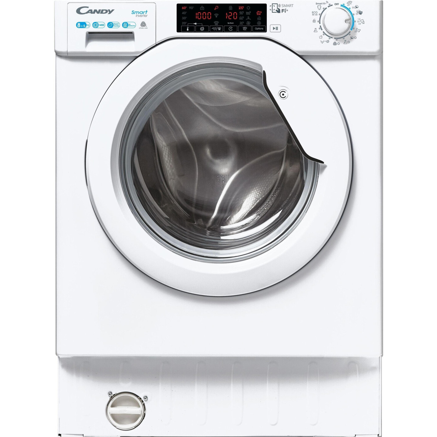 Candy Waschtrockner CBDO485TWME/1-S - Kompakte 2-in-1 Lösung für effektives Waschen und Trocknen Candy Waschtrockner CBDO485TWME/1-S - Kompakte 2-in-1 Lösung für effektives Waschen und Trocknen