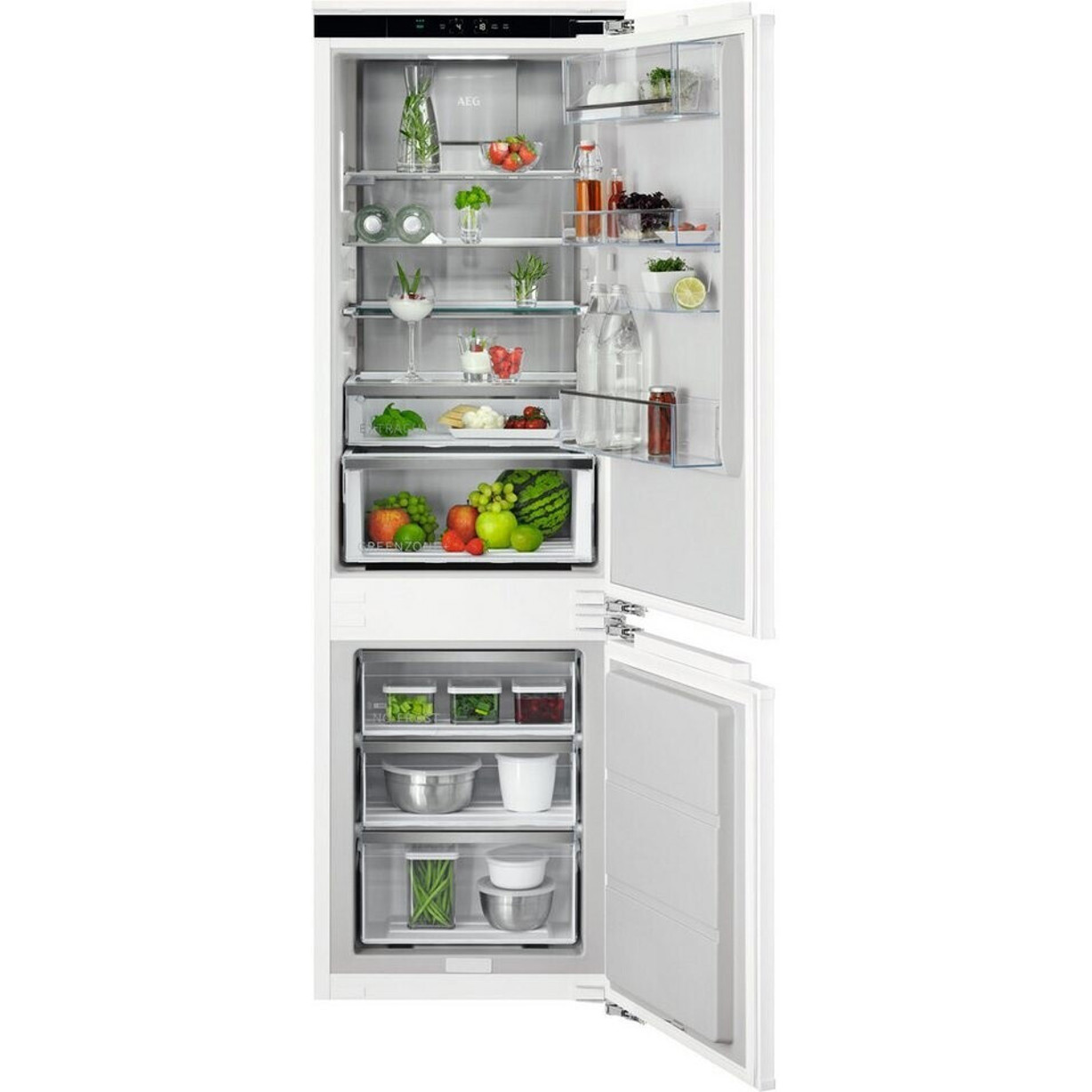 AEG TSC8M181BC - Eleganter Kühlschrank mit Abtauautomatik und Energieeffizienzklasse A+
