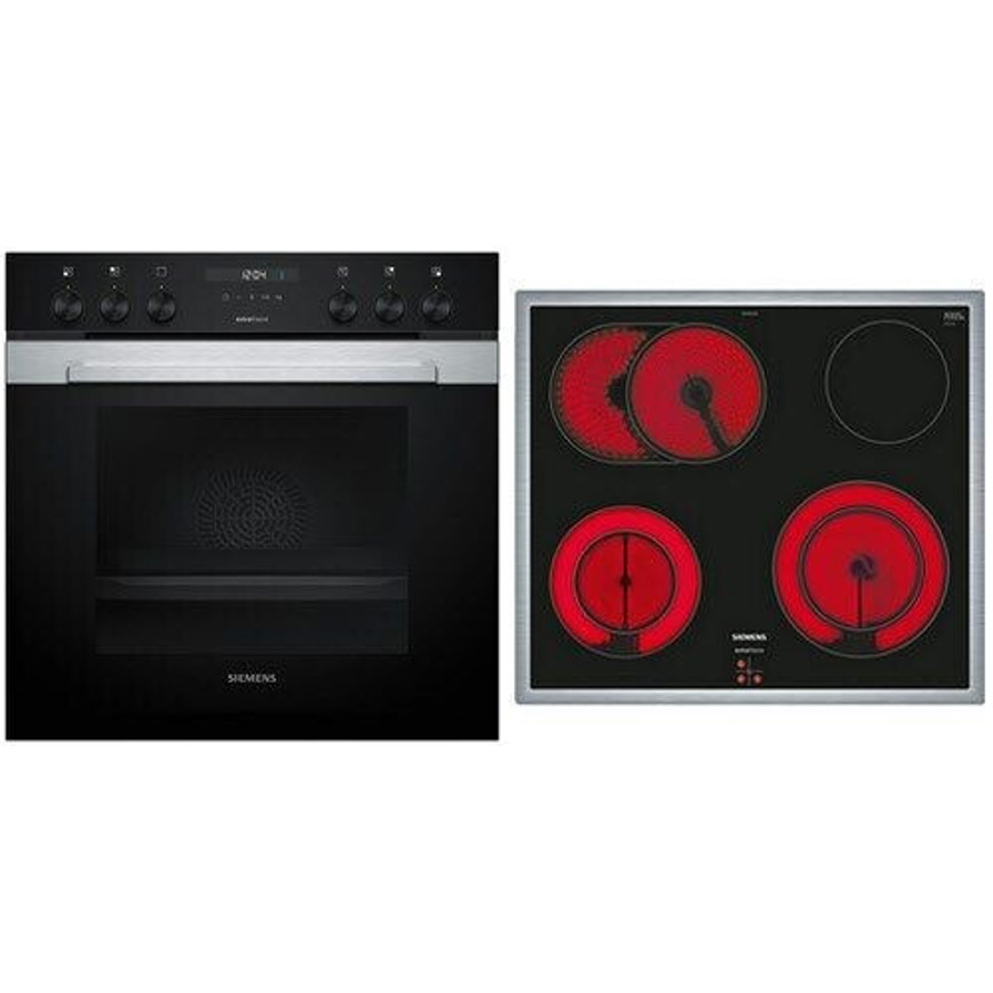 Siemens MKE3KB64 Herdset - HE317HBS3 + EA645GH17M, Elegantes Design und hohe Zuverlässigkeit