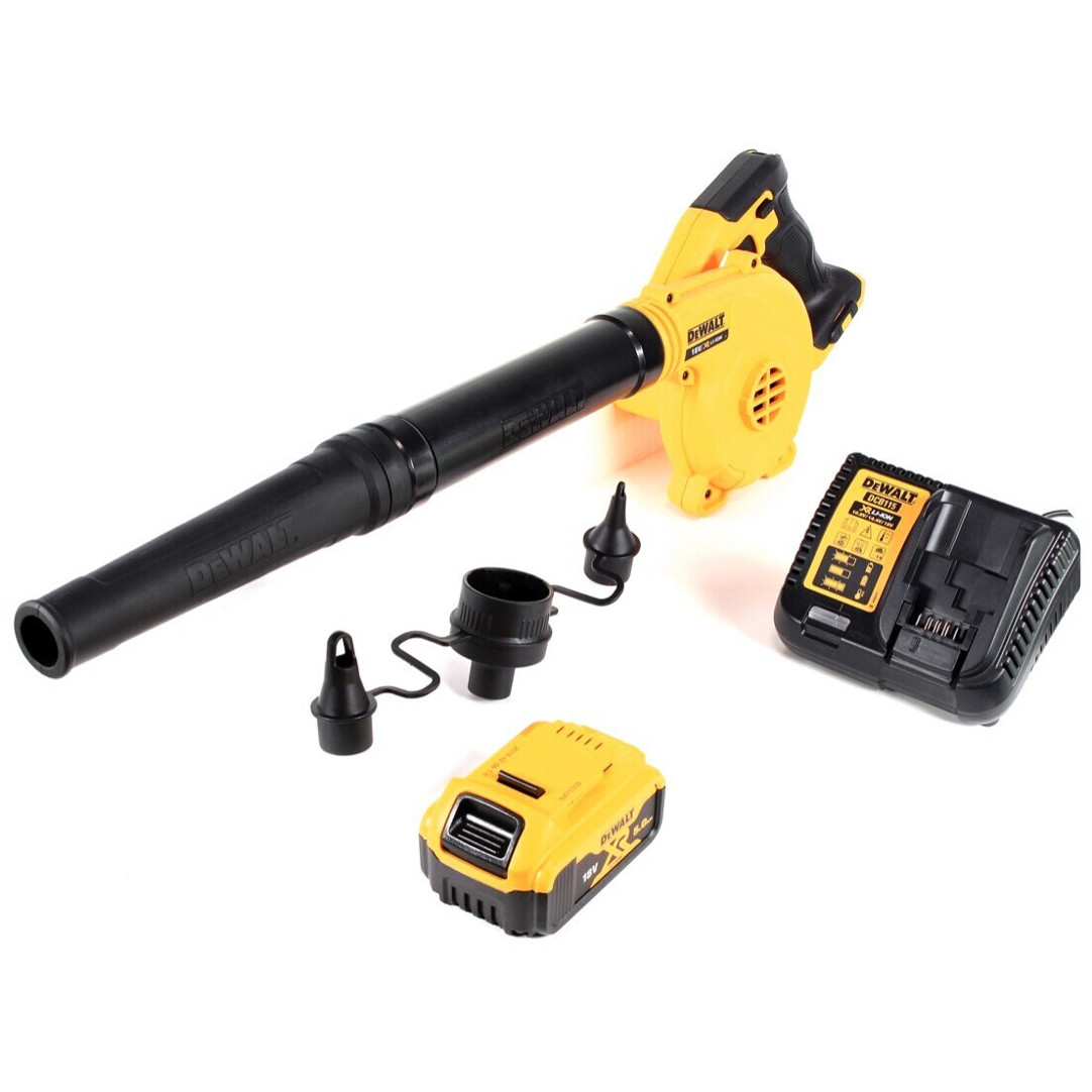 DeWalt DCV 100 P1 Laubsauger - 1 x 5Ah Akku und Ladegerät