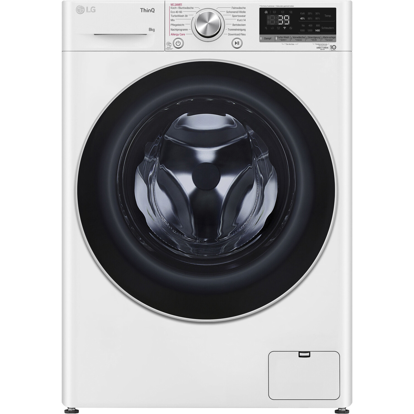 LG F4WV708P1E Waschmaschine - Effizient und Leistungsstark