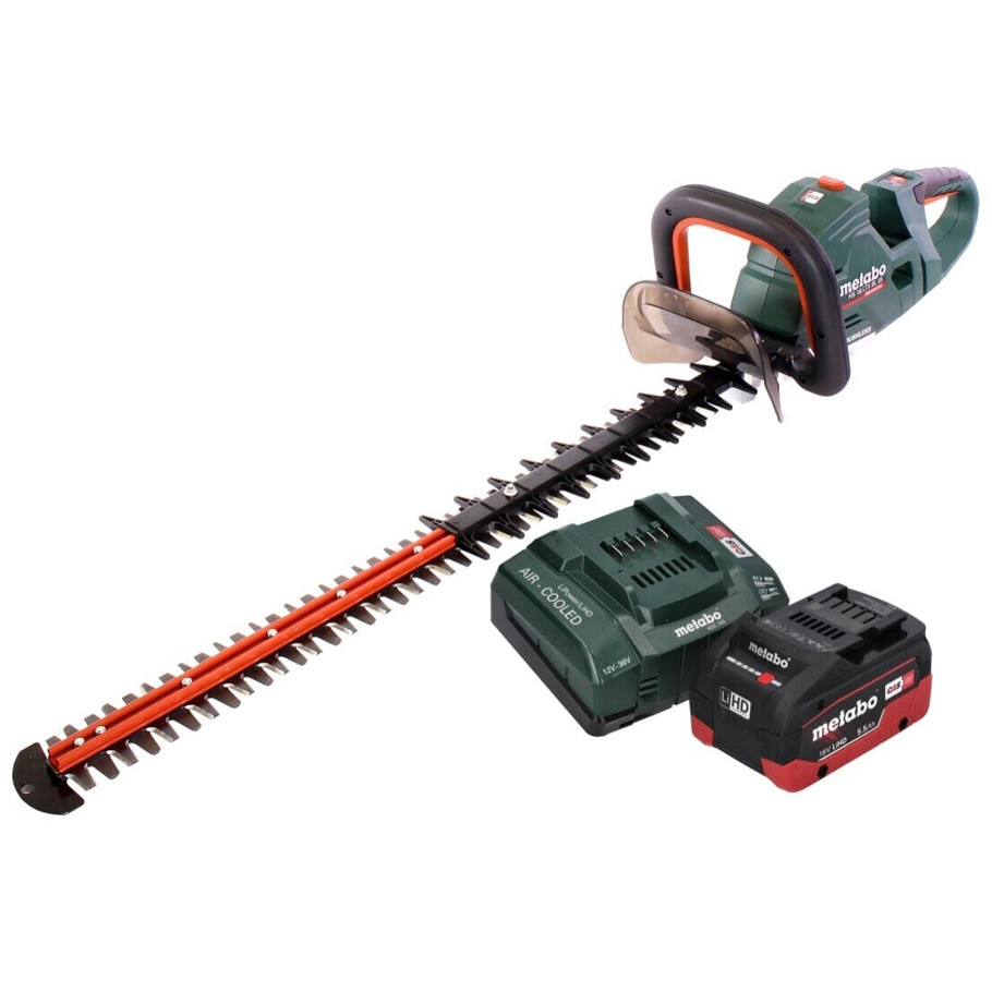 Metabo HS 18 LTX BL 75 Brushless Heckenschneider mit 1x 5,5Ah Akku und Ladegerät Metabo HS 18 LTX BL 75 Brushless Heckenschneider mit 1x 5,5Ah Akku und Ladegerät