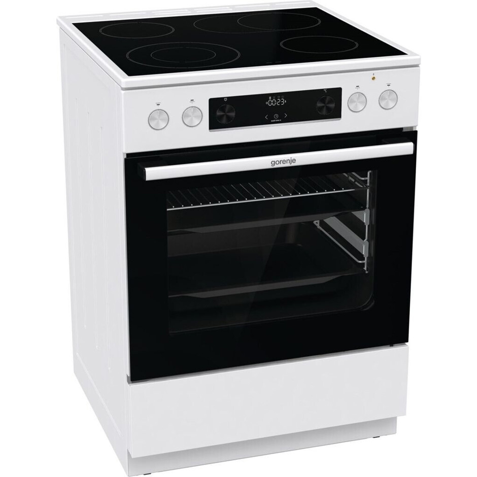 Gorenje GECS6C70WPA - Eleganter Elektroherd mit Ceranfeld und Multifunktionsofen