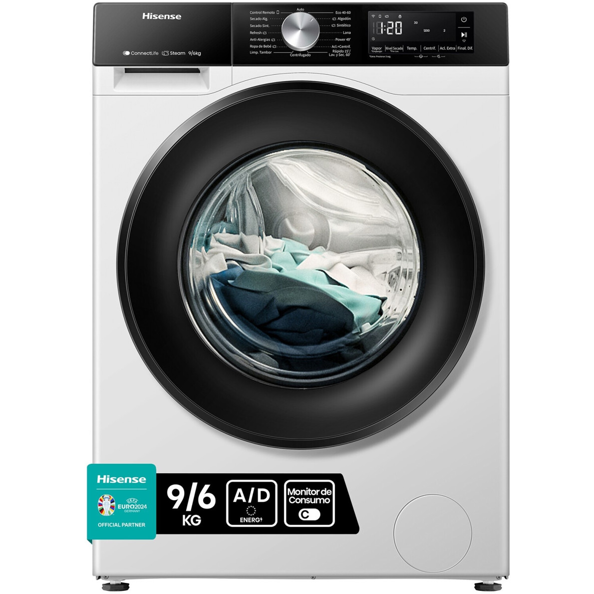 Hisense WD3S9043BW3 Waschtrockner 2-in-1