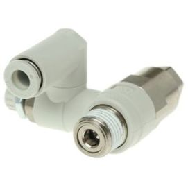 Durchflussregler R1/4 Außengewinde - Rohr-Ø 6mm, 1MPa