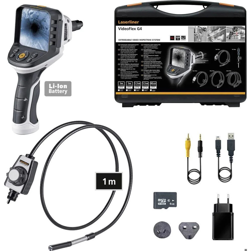 Laserliner Videoinspektionssystem VideoFlex G4 Arc - Präzise Ortungsgeräte für professionelle Anwendungen (082.245A) Laserliner Videoinspektionssystem VideoFlex G4 Arc - Präzise Ortungsgeräte für professionelle Anwendungen (082.245A)