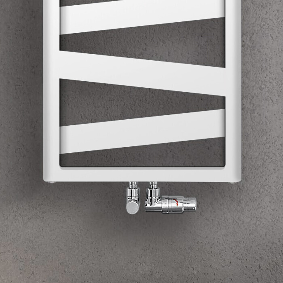 Zehnder Ribbon Heizkörper für Warmwasser- und Mischbetrieb - 96,5 x 50 cm - Weiß - 398 Watt