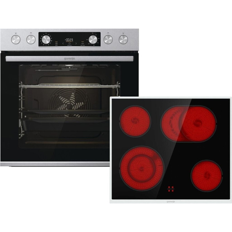 Gorenje BCS6737E06X + ECD634BX - Modernes Herdset mit Doppel-Backofen Gorenje BCS6737E06X + ECD634BX - Modernes Herdset mit Doppel-Backofen