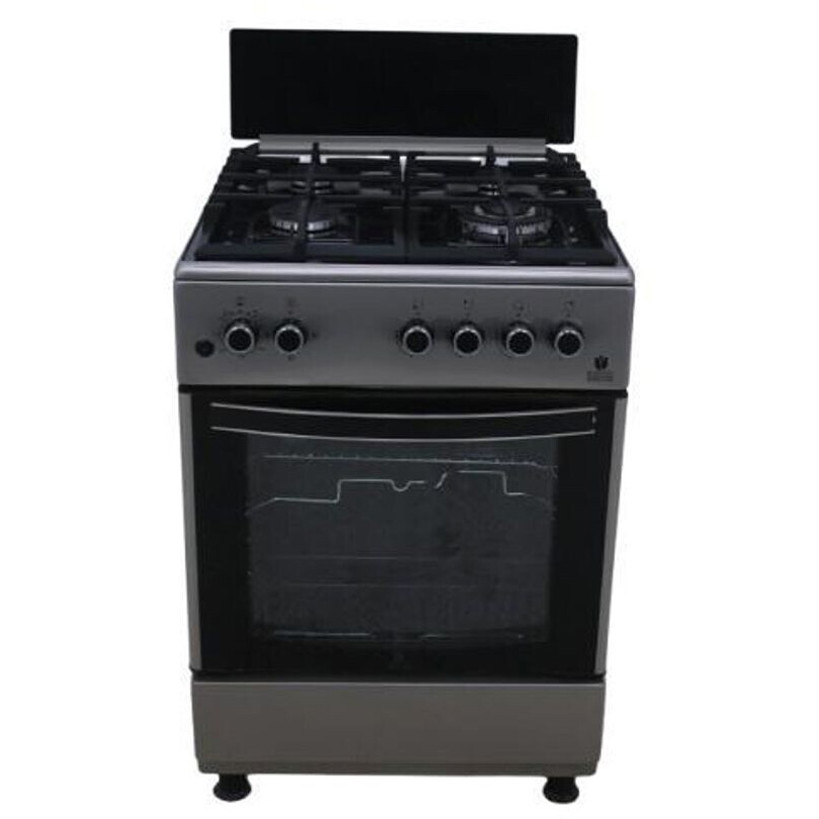 Gasline SHGG6060KGGX Herd - Edelstahl 60cm, Gasbetrieb, 4 Kochzonen, Super Leistungsstark