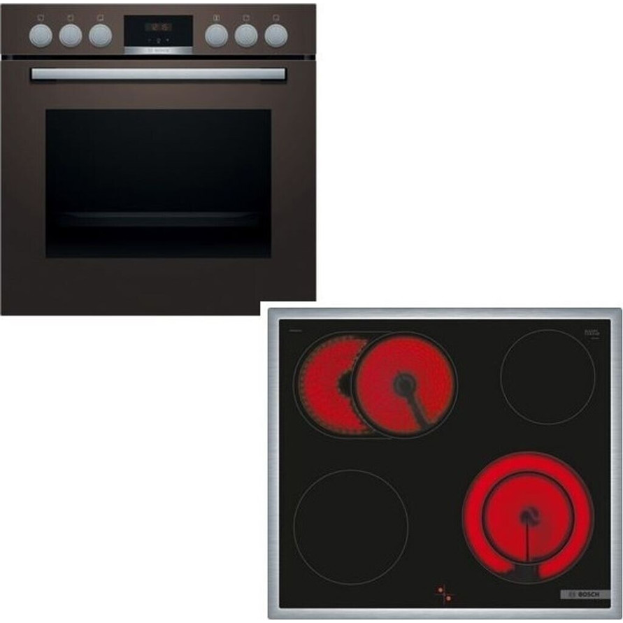 Bosch HND411LM62 Einbauherd-Set (inkl. HEA513BM2 Backofen & NKN645GA2E Kochfeld)
