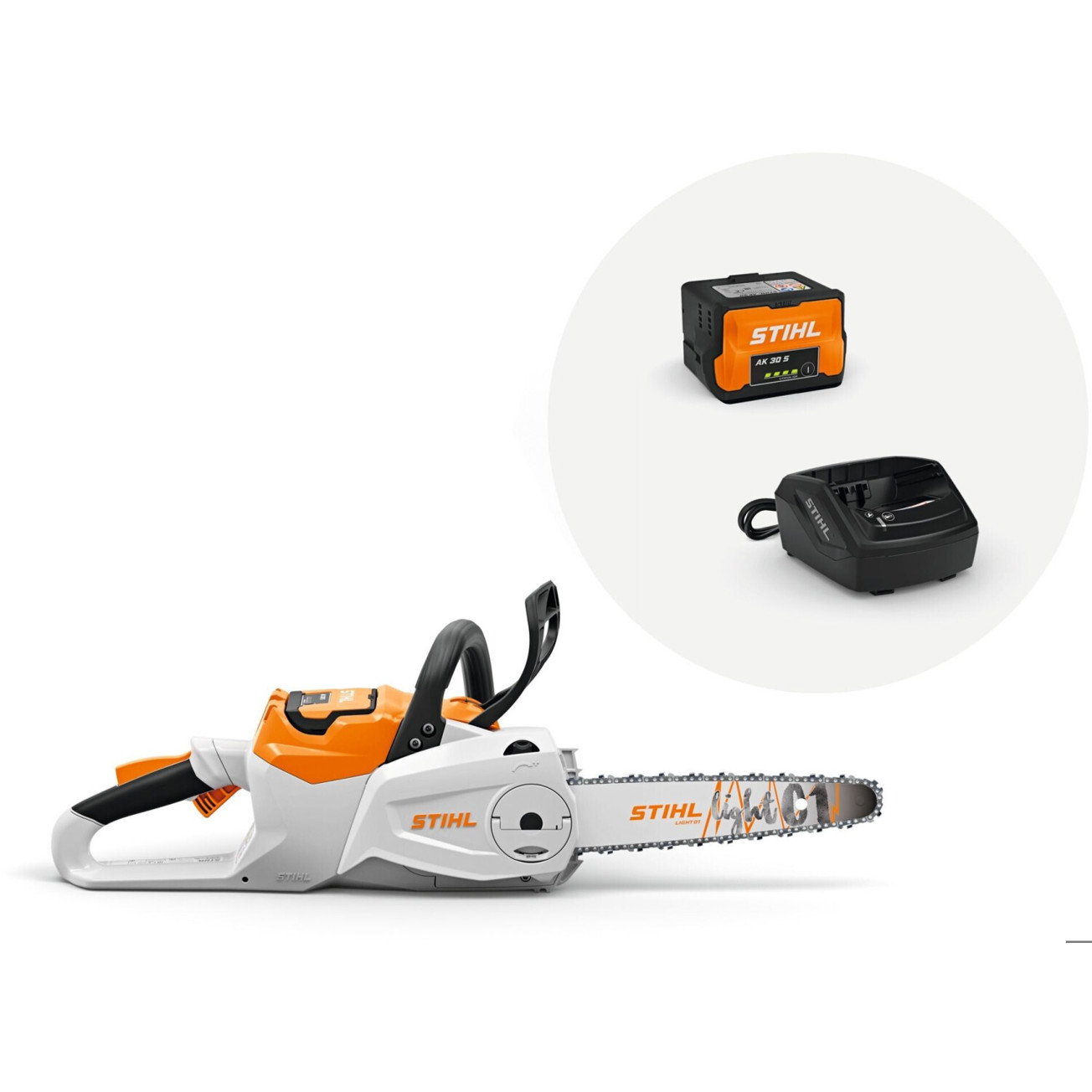 Stihl MSA 80 C B Akku-Kettensäge Set mit AK 30 und AL 101 Ladegerät