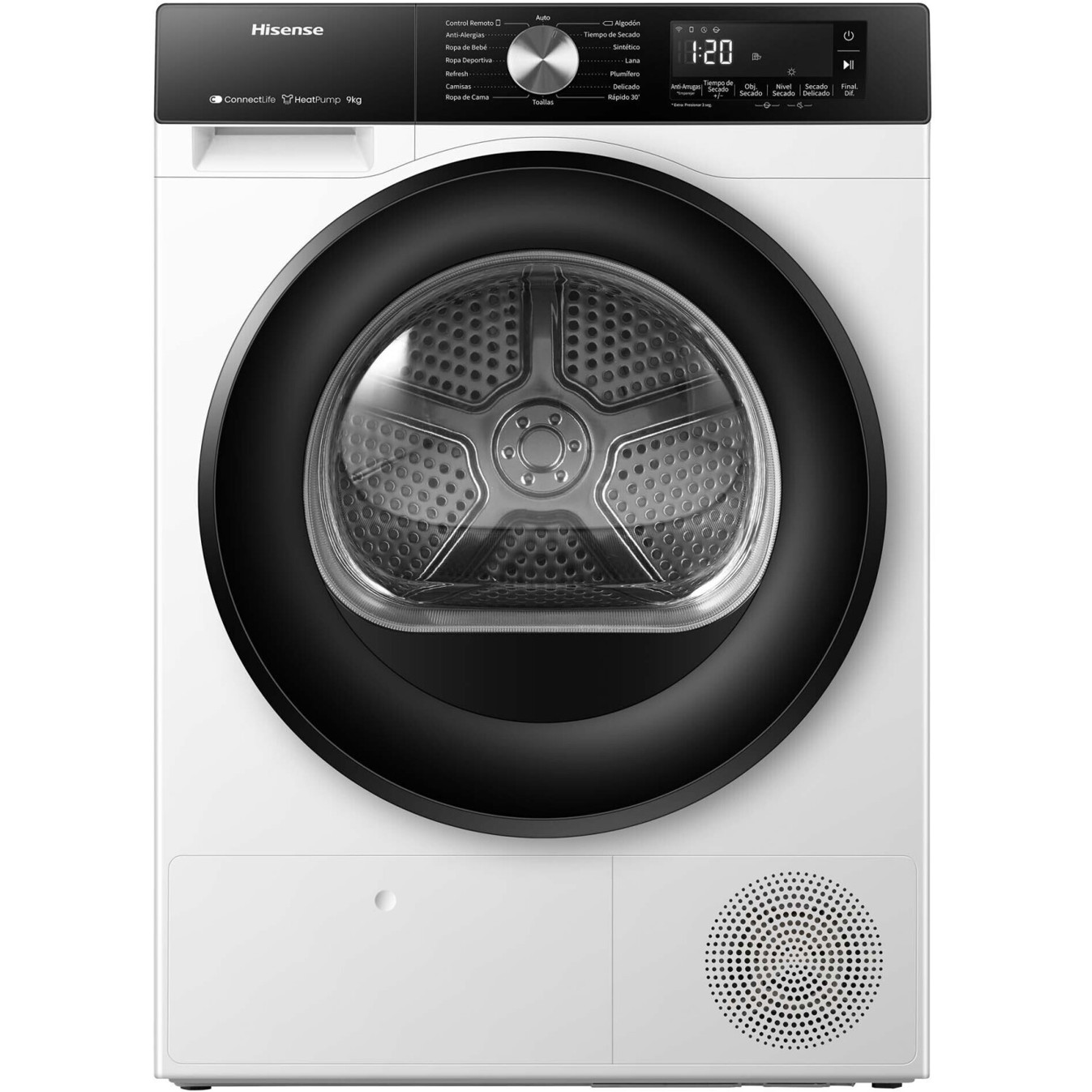 Hisense DH3 S902 BW3 - Effizienter Wärmepumpen-Wäschetrockner mit energieeffizienter Technologie