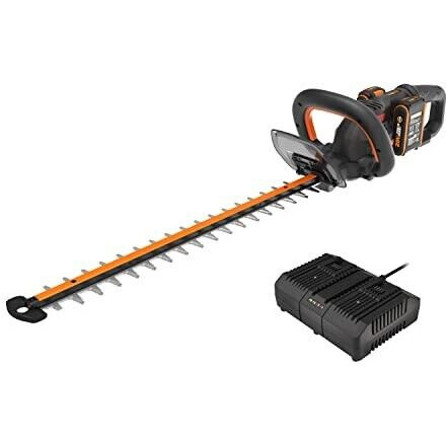 Worx WG286E Heckenschneider - 2x 20V 2Ah - 60 cm Stahlklinge Worx WG286E Heckenschneider - 2x 20V 2Ah - 60 cm Stahlklinge