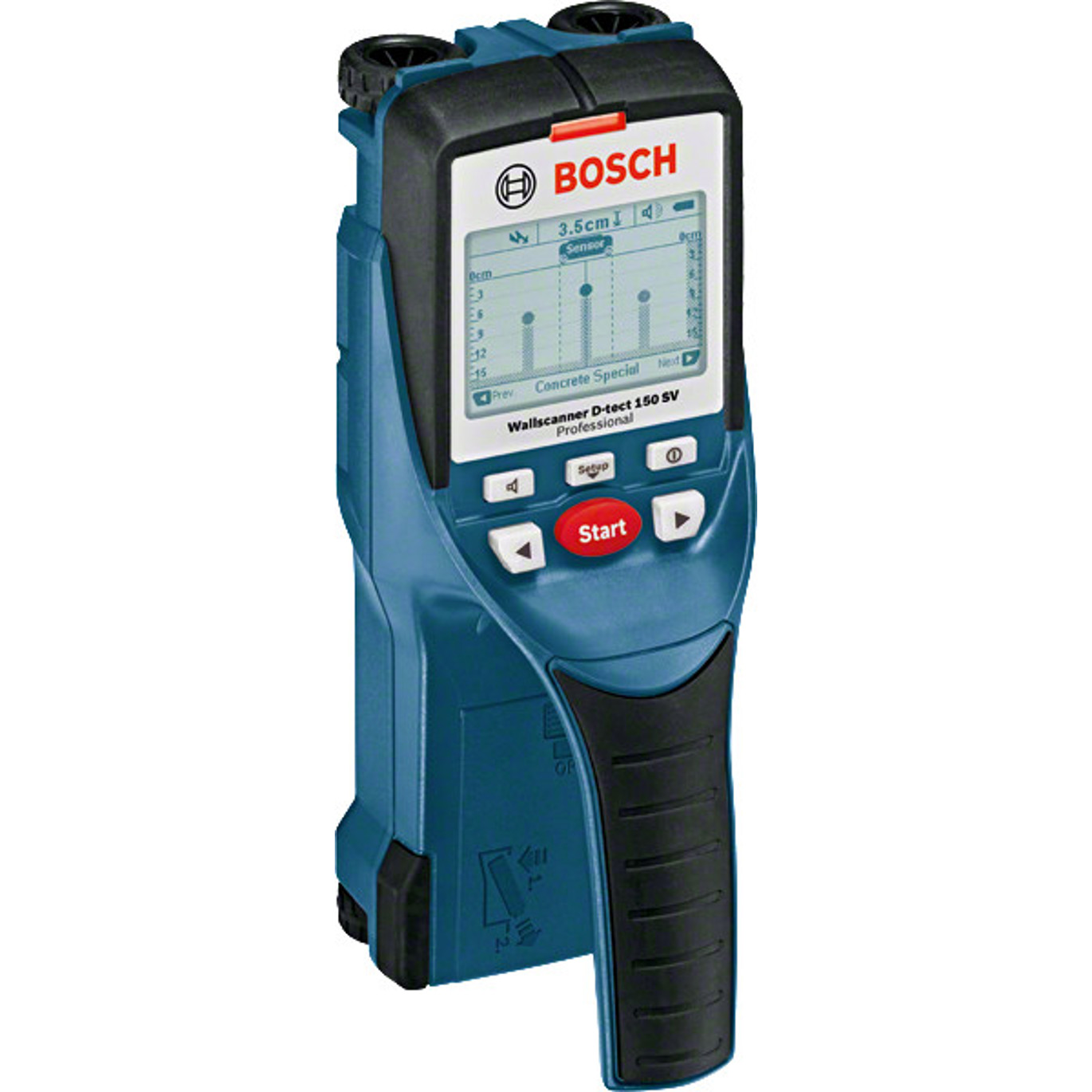 Bosch D-tect 150 SV Professional - Hochleistungs-Wallscanner für präzise Ortungen