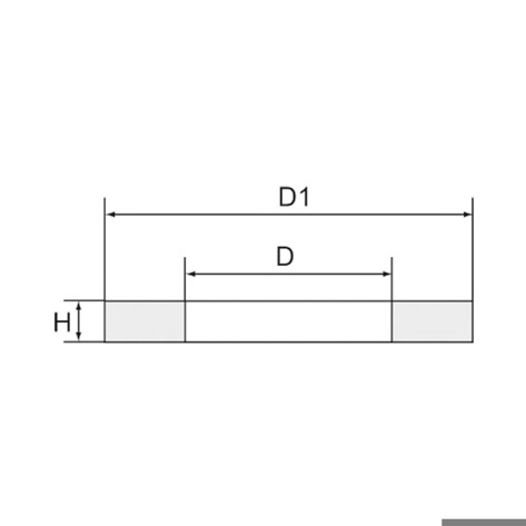 Unverlierbarer PVC Dichtring für G 1 Gewinde - 100 Stück