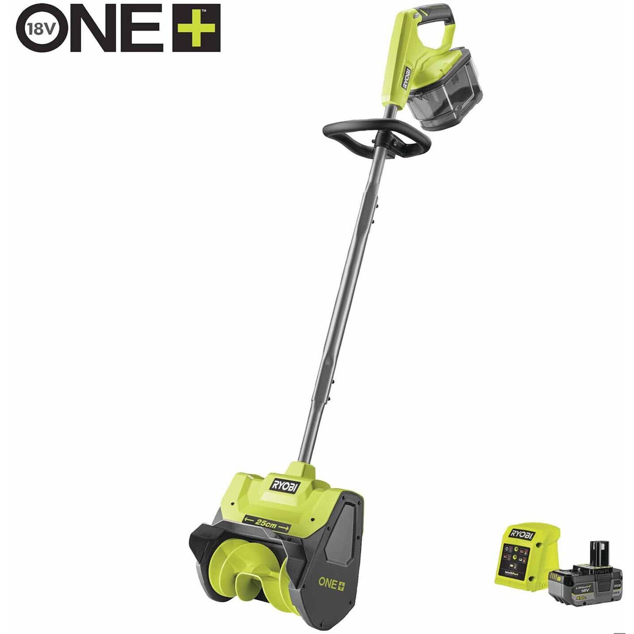 Ryobi 18V ONE+ Akku-Schneefräse RY18ST25A-140 - Leistungsstark & Effizient für Winterwetter