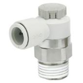 Drehzahlgeregelter Durchflussregler mit Außengewinde - Rohr-Ø 6mm, 1.5 MPa Druckbeständigkeit Drehzahlgeregelter Durchflussregler mit Außengewinde - Rohr-Ø 6mm, 1.5 MPa Druckbeständigkeit