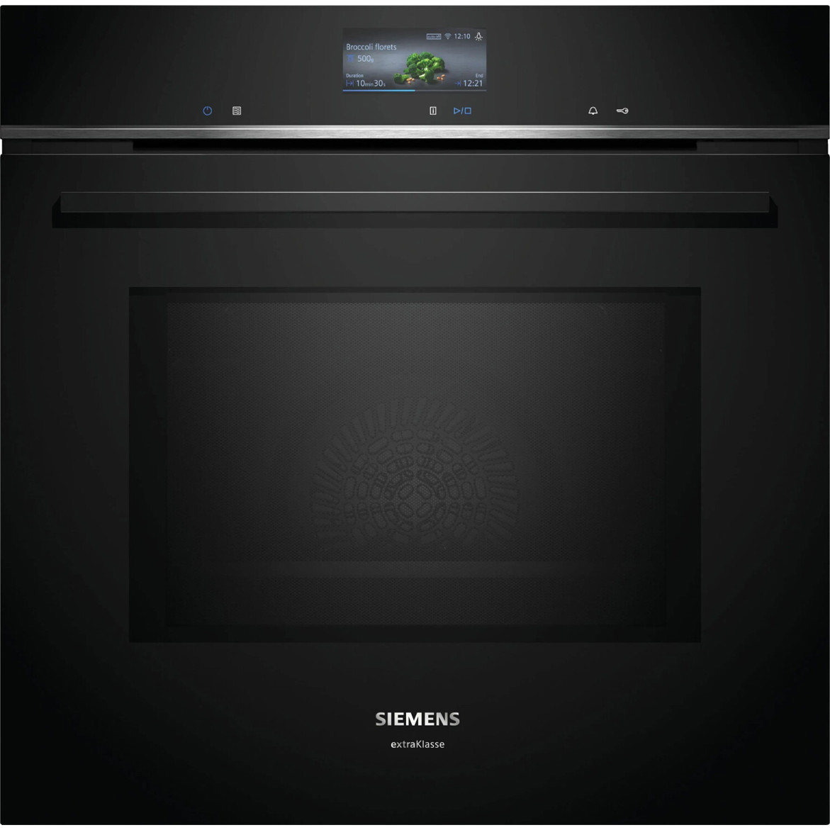 Siemens iQ700 Einbau-Backofen HM776GNB1F - 71L, Pyrolyse, Dampfgarer-Funktion