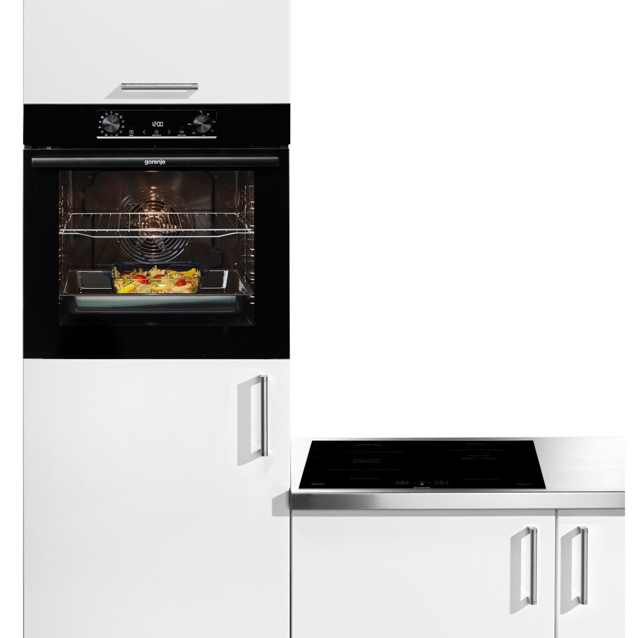 Gorenje Jump Set Pyro – Backofen BOP6737E02BK & Kochfeld GI601FMC