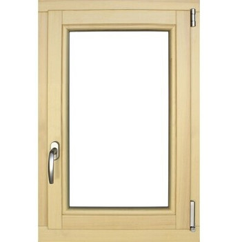 Lackiertes Kiefer Holzfenster 600x900 mm DIN Rechts – Neuveden