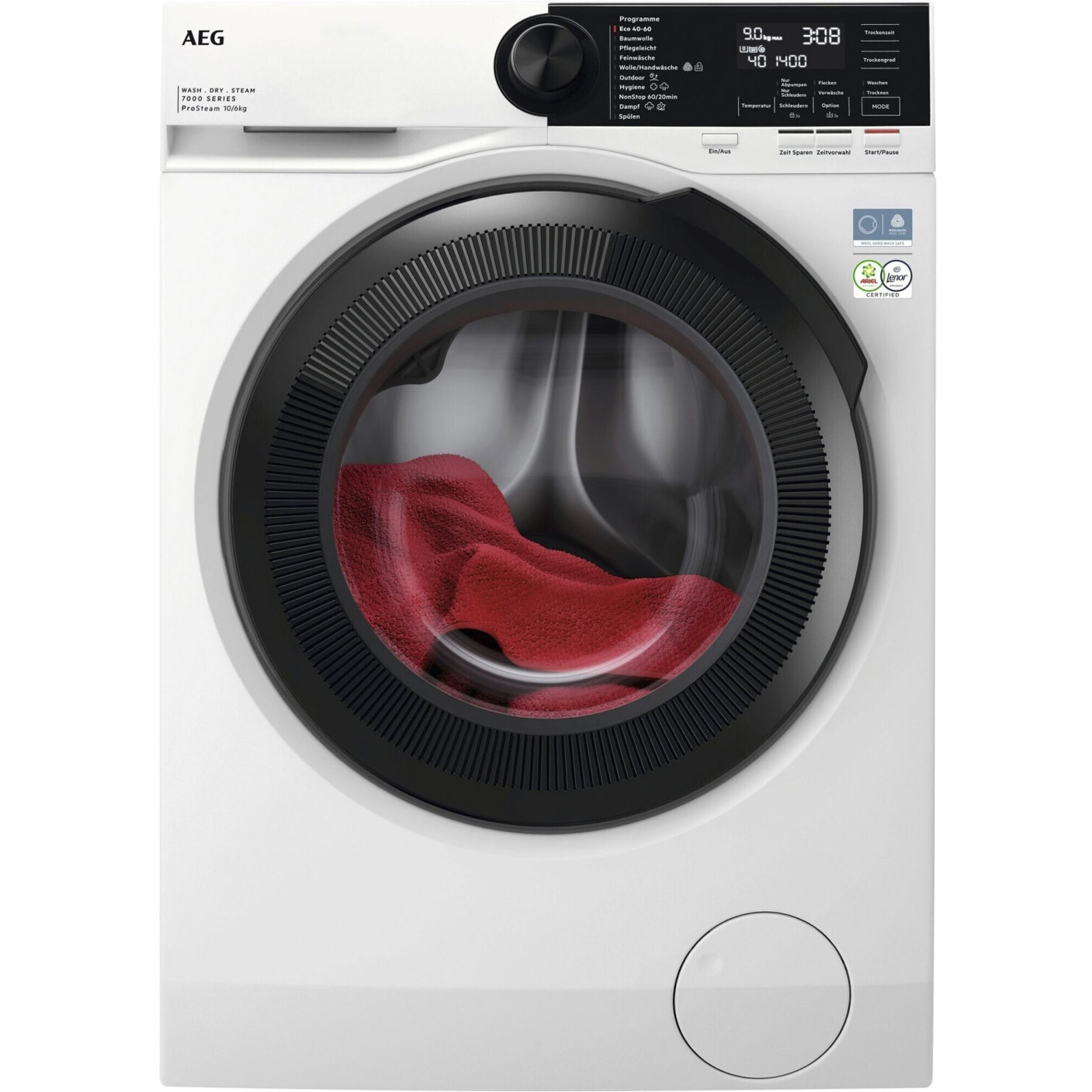 AEG LWR7F65605 Waschtrockner - Energieeffizienter 2-in-1 Wasch- und Trockengerät