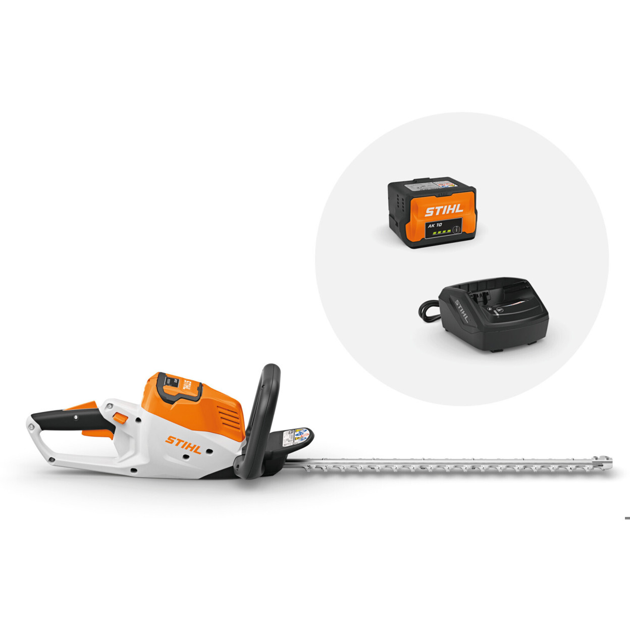 Stihl HSA 50 Heckenschneider mit Akku AK10 und Ladegerät AL 101