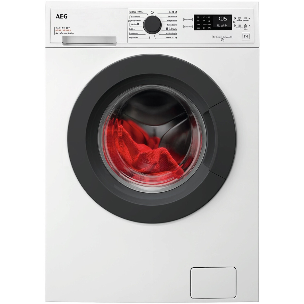 AEG LWK6A50680 Waschtrockner – Effiziente 2-in-1 Lösung für saubere Wäsche