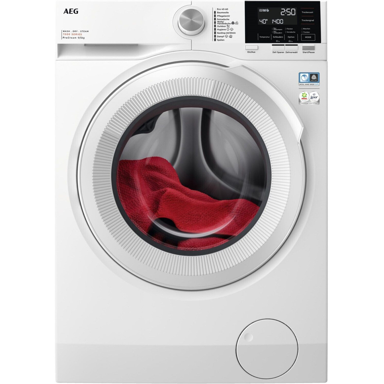 AEG LWR7G60698 Waschtrockner - Effiziente 2-in-1 Lösung für saubere Wäsche