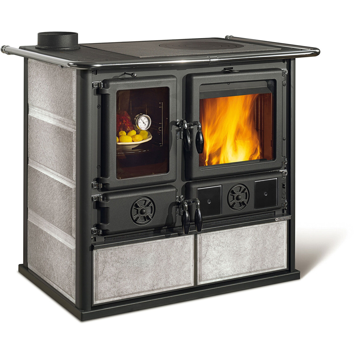 La Nordica Rosa Reverse Sinistra - Liberty Naturstein Küchenofen