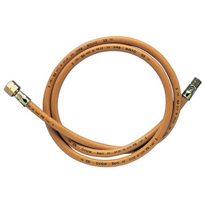 Hochdruck Propangasschlauch 4x4 mm - G3/8 Zoll LH x G3/8 Zoll LH, 4 m Hochdruck Propangasschlauch 4x4 mm - G3/8 Zoll LH x G3/8 Zoll LH, 4 m