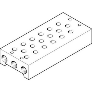 Festo PRS-Serie Aluminium Ventilverteiler mit 6 Stationen – Anschluss G3/8