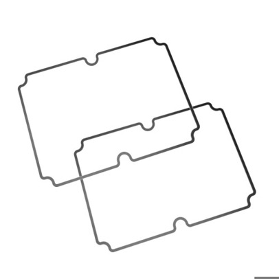 Silikondichtung Schwarz - 160 x 100 x 2 mm | Passend für Serie 1550Z Silikondichtung Schwarz - 160 x 100 x 2 mm | Passend für Serie 1550Z