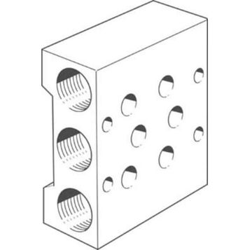 Festo PRS-Serie Aluminium Ventilverteiler - 2 Stationen - G3/8 Anschluss