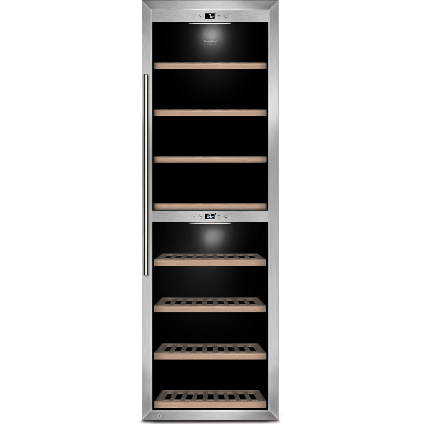 Caso WineComfort 1800 Smart - Weinkühlschrank mit intelligenter Temperaturregelung
