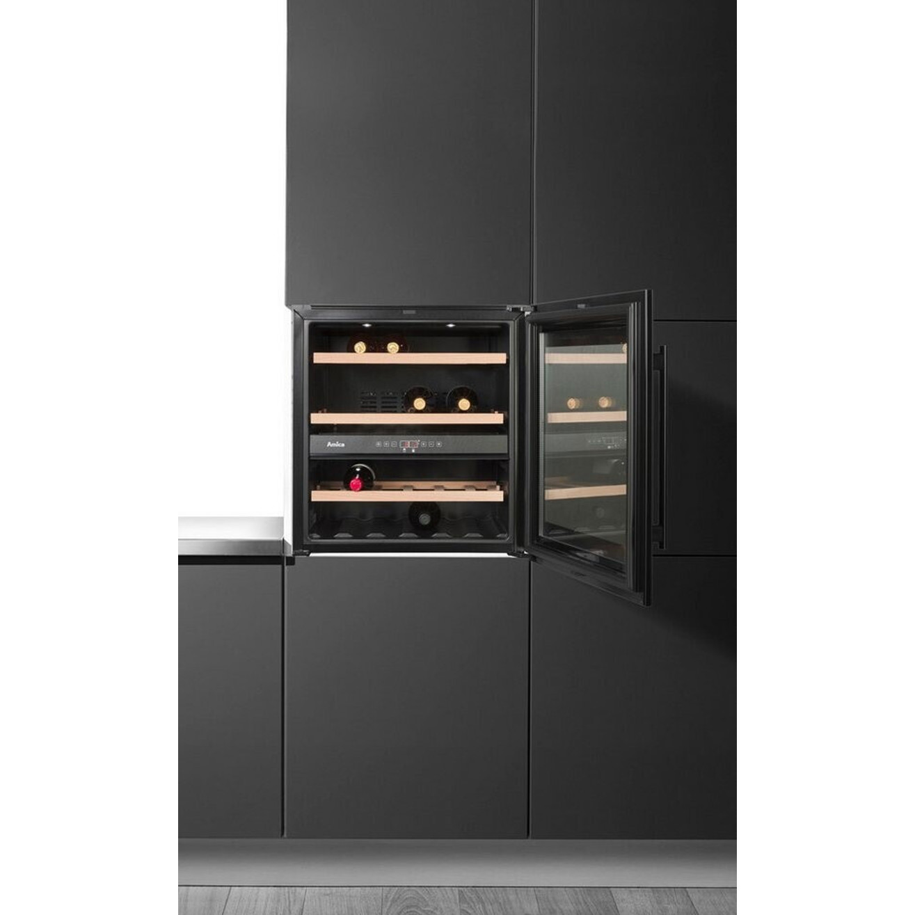 Amica WK341212S Weinkühlschrank – Eleganter Weinlagerung für Genießer