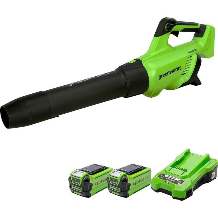 Greenworks 40V Axial-Laubbläser - Leistungsstarker Laubsauger für Gartenpflege Greenworks 40V Axial-Laubbläser - Leistungsstarker Laubsauger für Gartenpflege