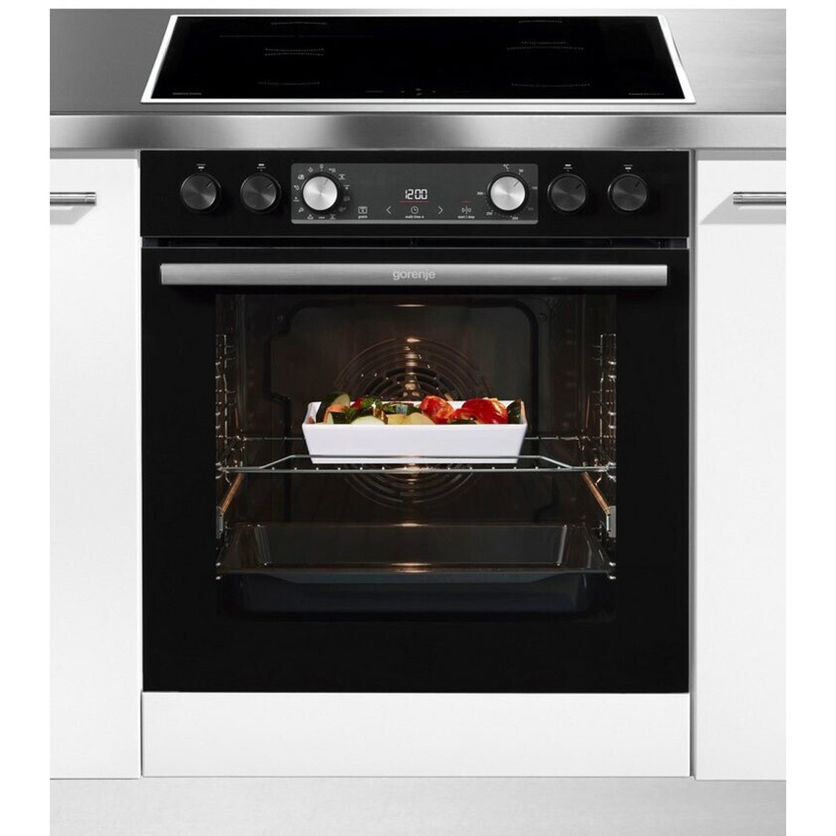 Gorenje BCIX6737E05BG Einbauherd mit GI6400B Kochfeld - Modernes Design und Vielseitige Funktionen Gorenje BCIX6737E05BG Einbauherd mit GI6400B Kochfeld - Modernes Design und Vielseitige Funktionen