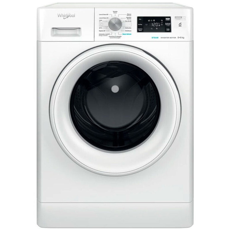 Whirlpool Waschtrockner FFWDB 864349 WV SPT - Kombigerät mit Besteckschublade Whirlpool Waschtrockner FFWDB 864349 WV SPT - Kombigerät mit Besteckschublade