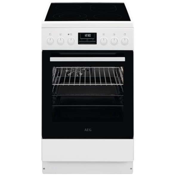 AEG CCB5449BBW Einbau-Elektroherd mit Touch-Control und integrierter Grillfunktion