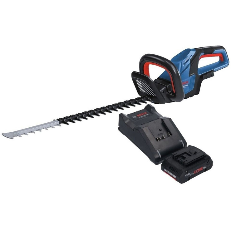 Bosch GHE 18V-50 Professional Heckenschneider mit ProCore Akku & Ladegerät Bosch GHE 18V-50 Professional Heckenschneider mit ProCore Akku & Ladegerät