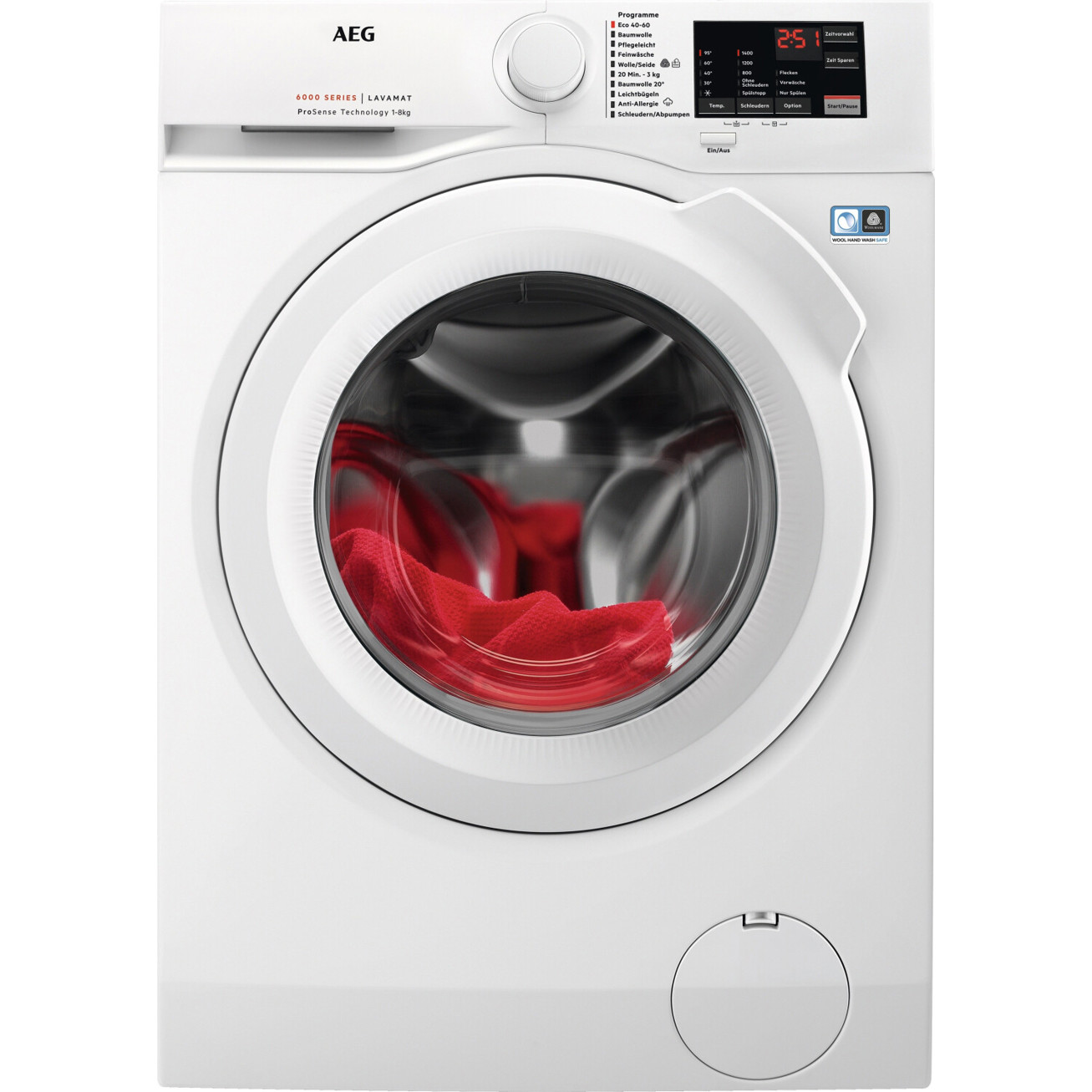 AEG L6FBF51488 Waschmaschine - Effiziente Reinigung und Energieklasse A+++